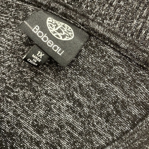 Bobeau hood black sweater Size:1x - Picture 4 of 5